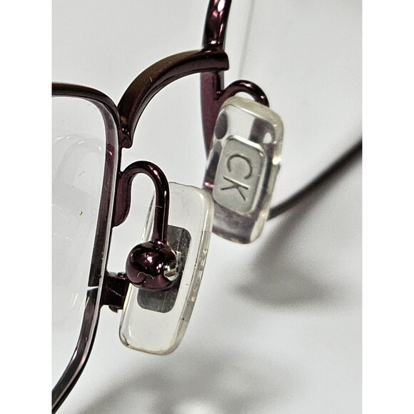 Calvin Klein Women's Eyeglass Frames 458 507 Red 54-16 135 Made Italy New - Picture 10 of 16